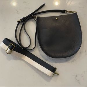 Madewell Small Transport Saddlebag + Colorblock Strap
